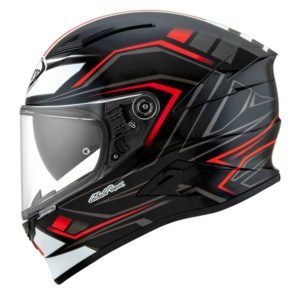 Suomy Speedstar (Carbon Kevlar Shell) - Glow Red