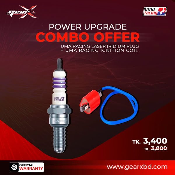 UMA Racing Laser Iridium Plug & Racing Ignition Coil Package