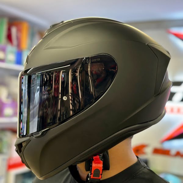 X Helmet- X1 Matt Black (Free Black Visor+Key Ring) - Image 2