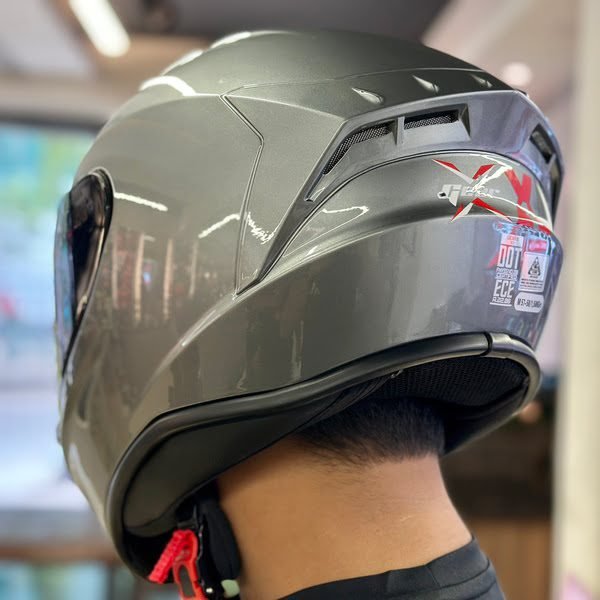 X Helmet- X1 Silver - Image 3