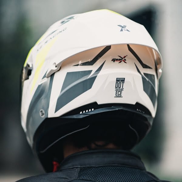 GearX X2- Snow White (Free Smoke Visor & Spoiler) - Image 4