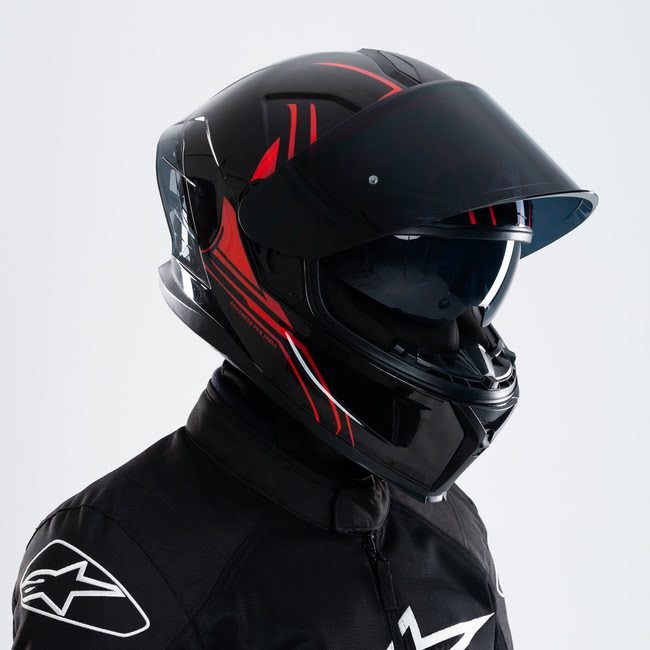 X Helmet R1SV - Blazing Red (Clear & Black Visor Included) - Image 3