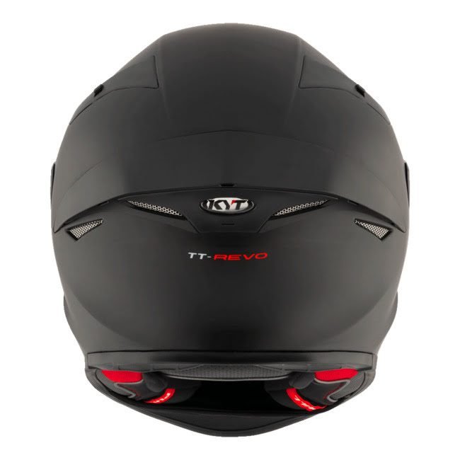 KYT TT Revo - Matt Black (Free Smoke Visor & Spoiler Extension) - Image 3