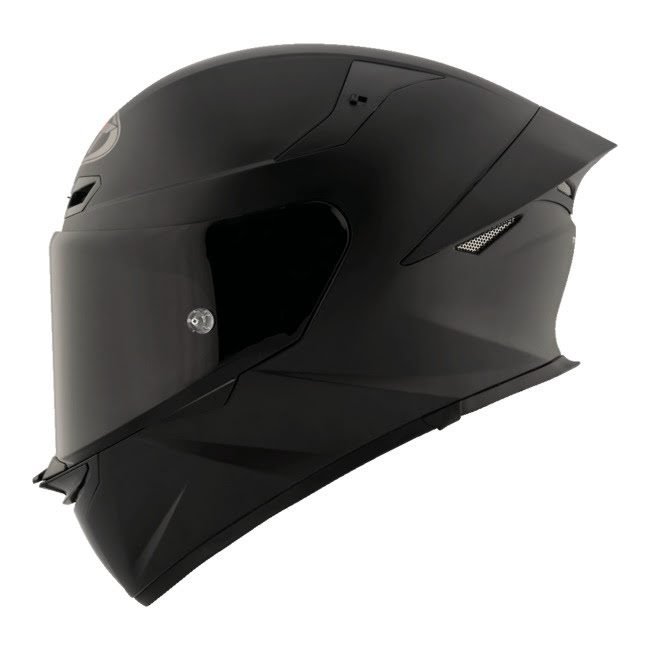 KYT TT Revo - Matt Black (Free Smoke Visor & Spoiler Extension) - Image 2