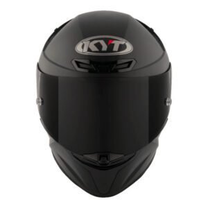 KYT TT Revo -  Matt Black (Free Smoke Visor & Spoiler Extension)